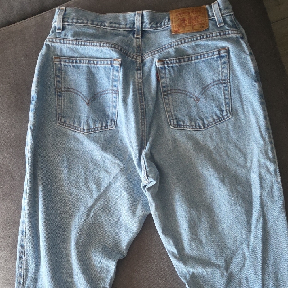 Levi's Light Blue Straight Leg Jeans for Women